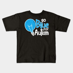 'Go Blue For Autism' Autism Awareness Shirt Kids T-Shirt
